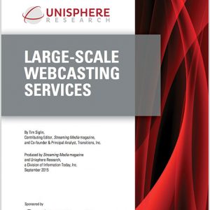 Large-Scale Webcasting Services Survey Report